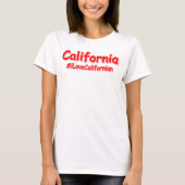 'California' Cute Design. Bestel nu T-shirt (Voorkant)