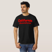 'California' Cute Design. Bestel nu T-shirt (Voorkant volledig)