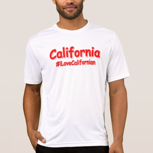 'California' Cute Design. Bestel nu T-shirt (Voorkant)
