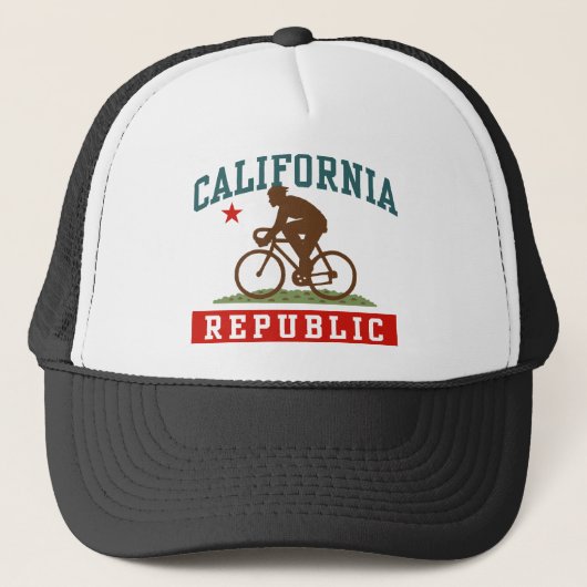 California Cycling Male Trucker Pet (Voorkant)