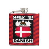 California Danish Hipflask Heupfles (Voorkant)