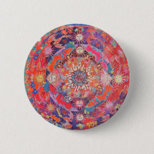 California Daz e Mandala Ronde Button 5,7 Cm