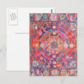 California Daze Mandala Briefkaart (Voorkant / Achterkant)