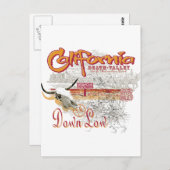 California Death Valley Briefkaart (Voorkant / Achterkant)