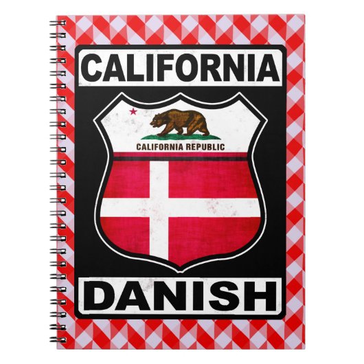 California, Deens Amerikaans Notitieboek (Voorkant)