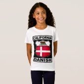 California, Deens Amerikaans T-shirt (Voorkant volledig)