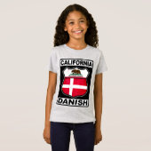 California, Deens Amerikaans T-shirt (Voorkant volledig)