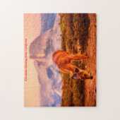 California Deer.kerstgroeten Legpuzzel (Verticaal)