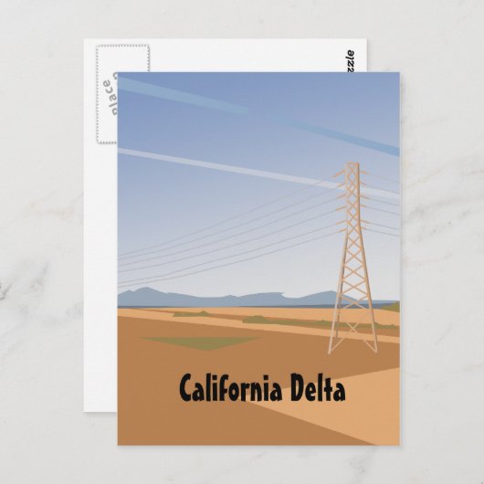 California Delta briefkaart (Voorkant / Achterkant)
