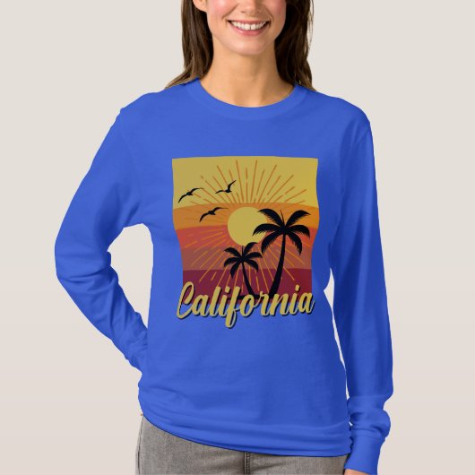 California Design - Basic T-shirt met lange mouwen (Voorkant)