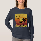 California Design - Basic T-shirt met lange mouwen (Voorkant)