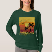 California Design - Basic T-shirt met lange mouwen (Voorkant)