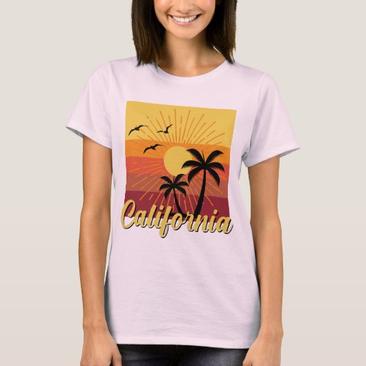 California Design - T-shirt voor dames (Voorkant)