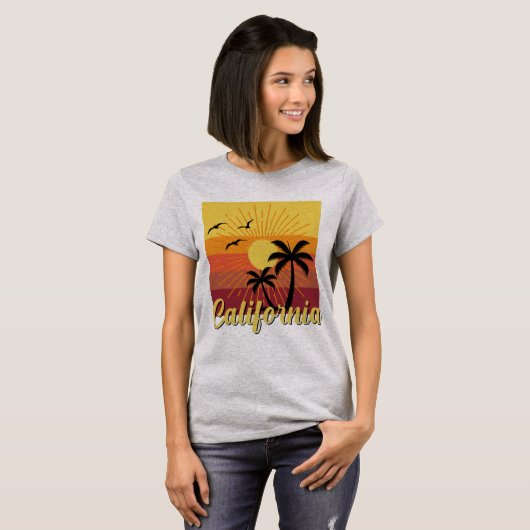 California Design - T-shirt voor dames (Voorkant volledig)