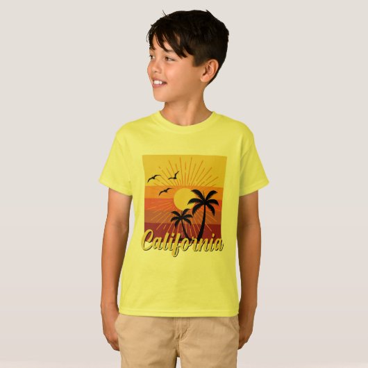 California Design - T-shirt voor Kinderen (Voorkant volledig)