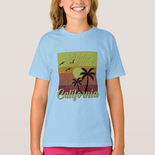 California Design - T-shirt voor meisjes (Voorkant)