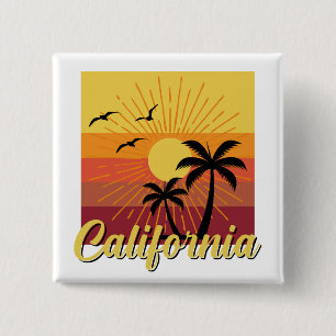 California Design - Vierkante Button