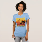 California Design - Vrouwen Bella+Canvas Slim Fit T-shirt (Voorkant volledig)