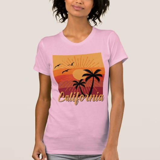 California Design - Vrouwen Bella+Canvas Slim Fit T-shirt (Voorkant)