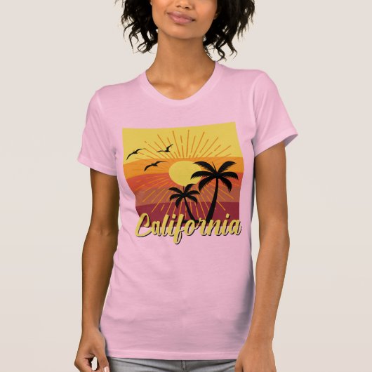 California Design - Vrouwen Bella+Canvas Slim Fit T-shirt (Voorkant)