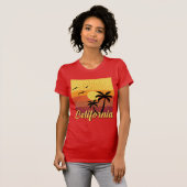 California Design - Vrouwen Bella+Canvas Slim Fit T-shirt (Voorkant volledig)