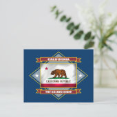 California Diamond Briefkaart (Staand voorkant)