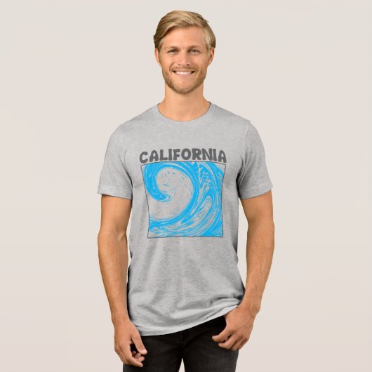 California Dreamin' Graphic Tri-Blend Shirt (Voorkant volledig)