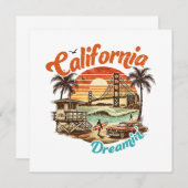 California Dreamin' - Kustbrug, strand (Voorkant / Achterkant)