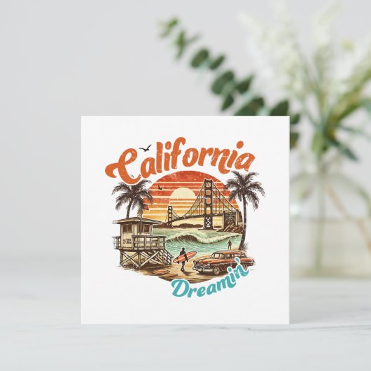 California Dreamin' - Kustbrug, strand (Staand voorkant)