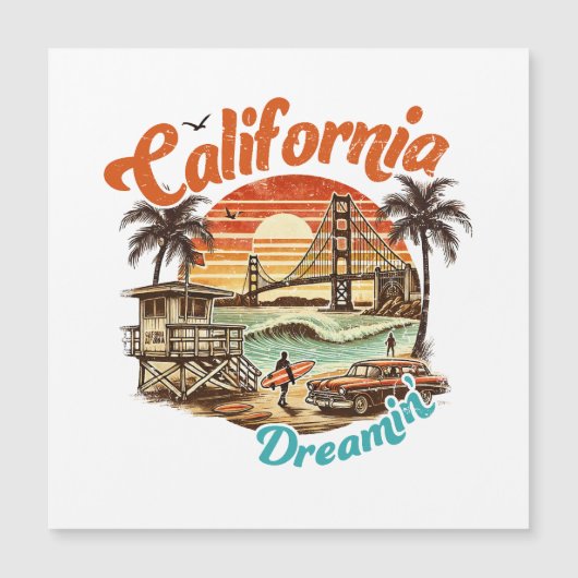 California Dreamin' - Kustbrug, strand (Voorkant)