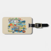 California Dreaming Bagagelabel (Voorkant horizontaal)