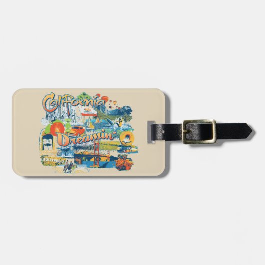 California Dreaming Bagagelabel (Voorkant horizontaal)
