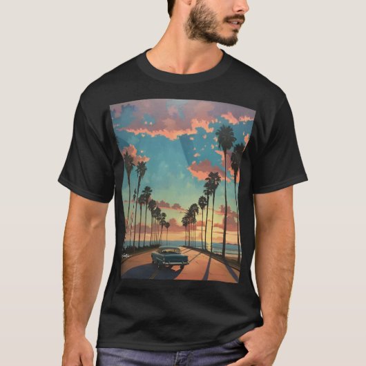 California Dreaming Basic T-shirt (Voorkant)