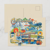 California Dreaming Briefkaart (Voorkant / Achterkant)