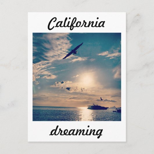 California Dreaming Briefkaart (Voorkant)