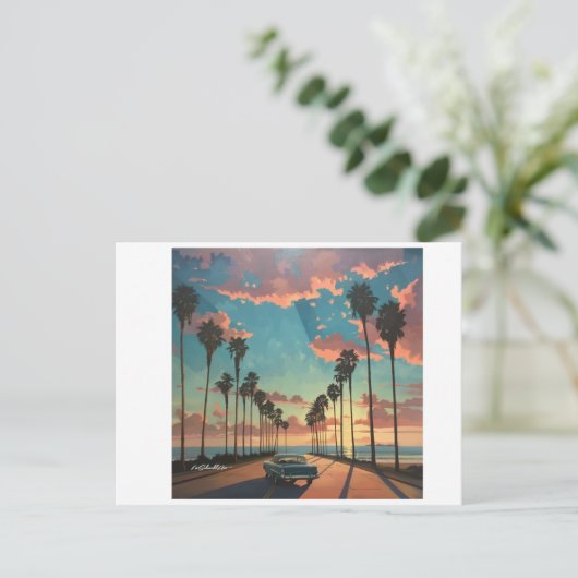 California Dreaming Briefkaart (Staand voorkant)