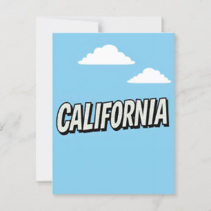 California Dreaming Briefkaart – Vintage Travel Vi