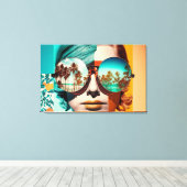 California Dreaming Canvas (Insitu (Houten vloer))