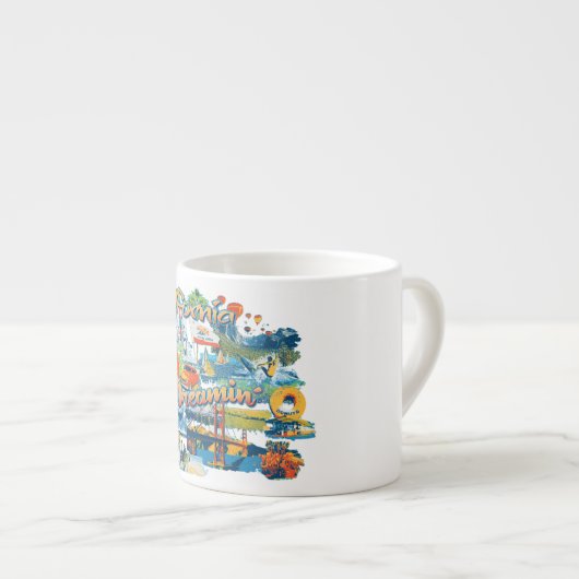 California Dreaming Espresso Kop (Voorkant rechts)