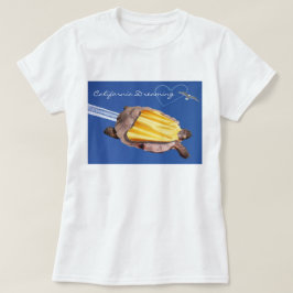 California Dreaming Gammie de woestijnschildpad T-shirt