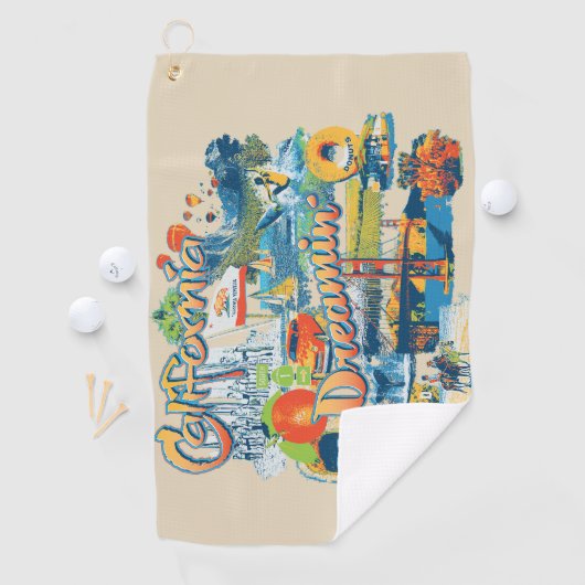 California Dreaming Golfhanddoek (Insitu)