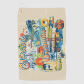 California Dreaming Golfhanddoek (Voorkant)