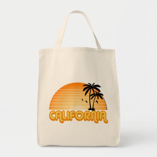California Dreaming grocery canvas tas (Voorkant)