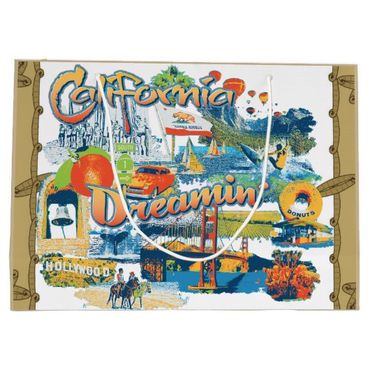 California Dreaming Groot Cadeauzakje (Achterkant)