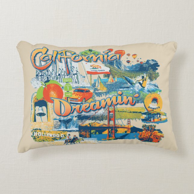 California Dreaming Home Decor Accent Kussen (Voorkant)