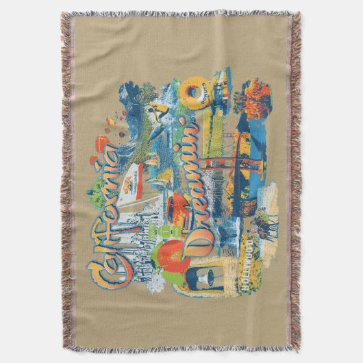 California Dreaming Home Decor Deken (Voorkant Verticaal)