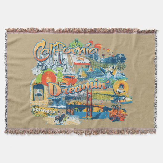 California Dreaming Home Decor Deken (Voorkant)