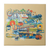 California Dreaming Home Decor Tegeltje (Voorkant)