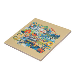 California Dreaming Home Decor Tegeltje