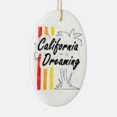 California Dreaming Keramisch Ornament (Rechts)